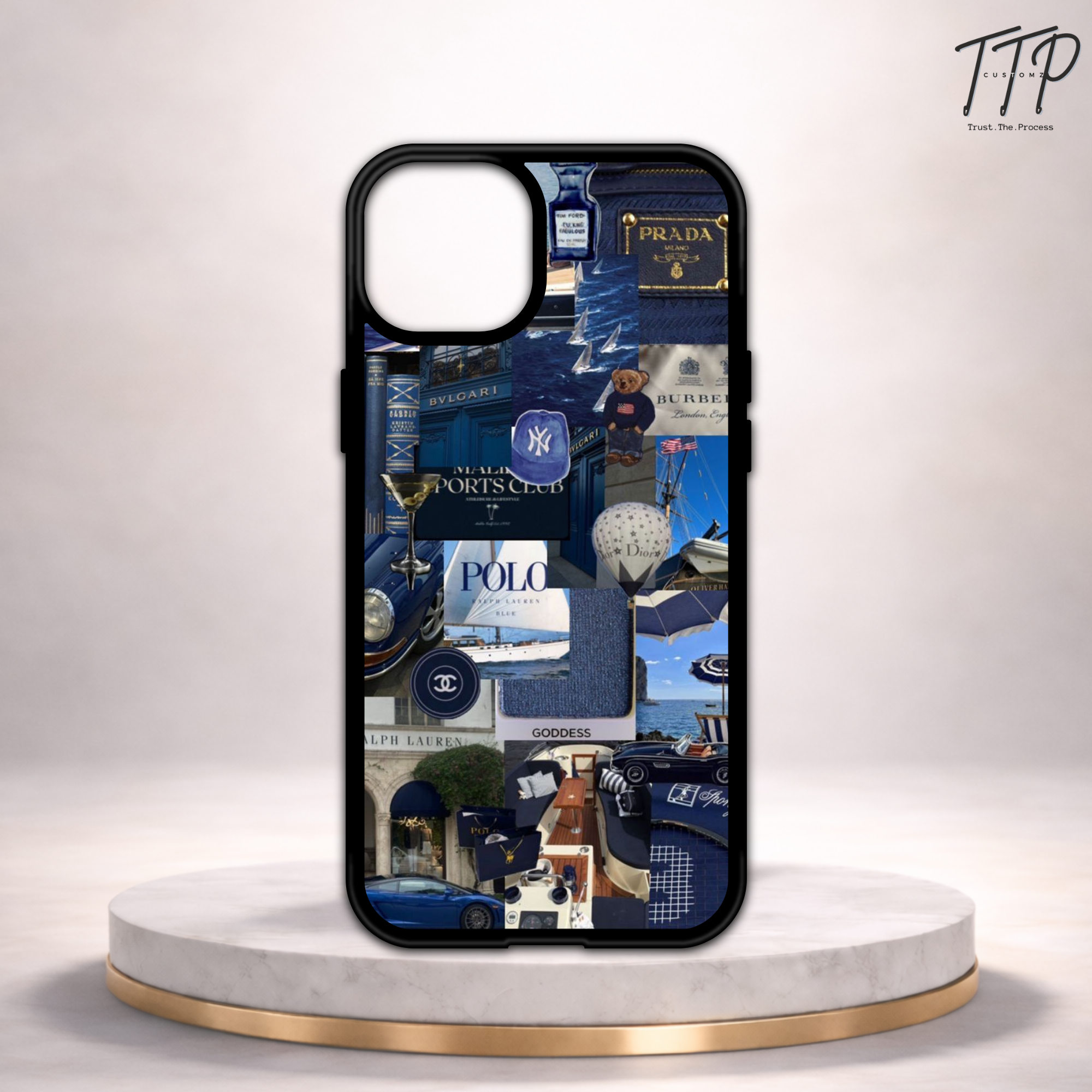 Blue Luxury Lifestyle Collage